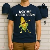 Funny Corn Gift For Men Women Corn On The Cob Costume Farmer T-Shirt thumb 6