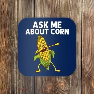 Funny Corn Gift For Men Women Corn On The Cob Costume Farmer Coaster