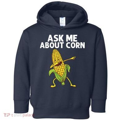 Funny Corn Gift For Men Women Corn On The Cob Costume Farmer Toddler Hoodie