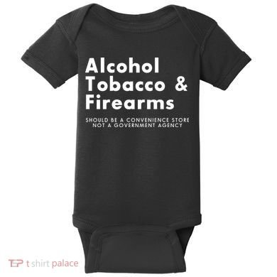 Funny Conservative Gun Rights Second Amendment Baby Bodysuit