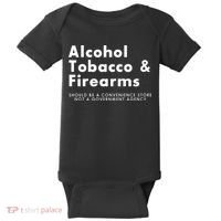 Funny Conservative Gun Rights Second Amendment Baby Bodysuit thumb 0