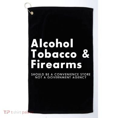 Funny Conservative Gun Rights Second Amendment Golf Towel