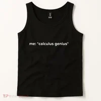 Funny Calculus Genius Meme Math Tank Top thumb 2