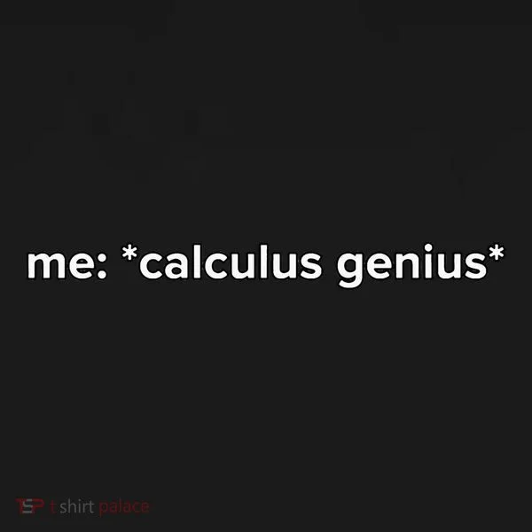 Funny Calculus Genius Meme Math Tank Top