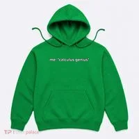 Funny Calculus Genius Meme Math Hoodie thumb 0