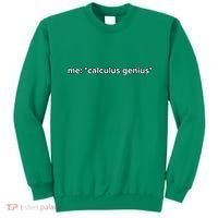 Funny Calculus Genius Meme Math Sweatshirt thumb 0