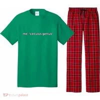 Funny Calculus Genius Meme Math Pajama Set thumb 0
