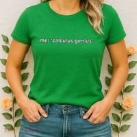 Funny Calculus Genius Meme Math Women's T-Shirt thumb 2