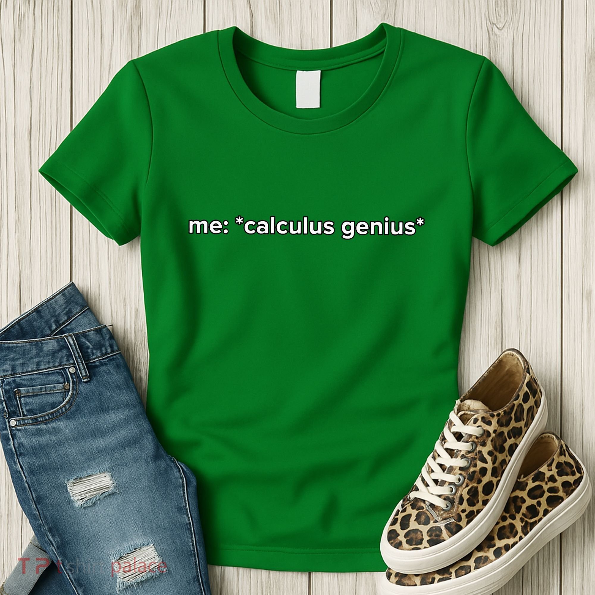Funny Calculus Genius Meme Math Women's T-Shirt