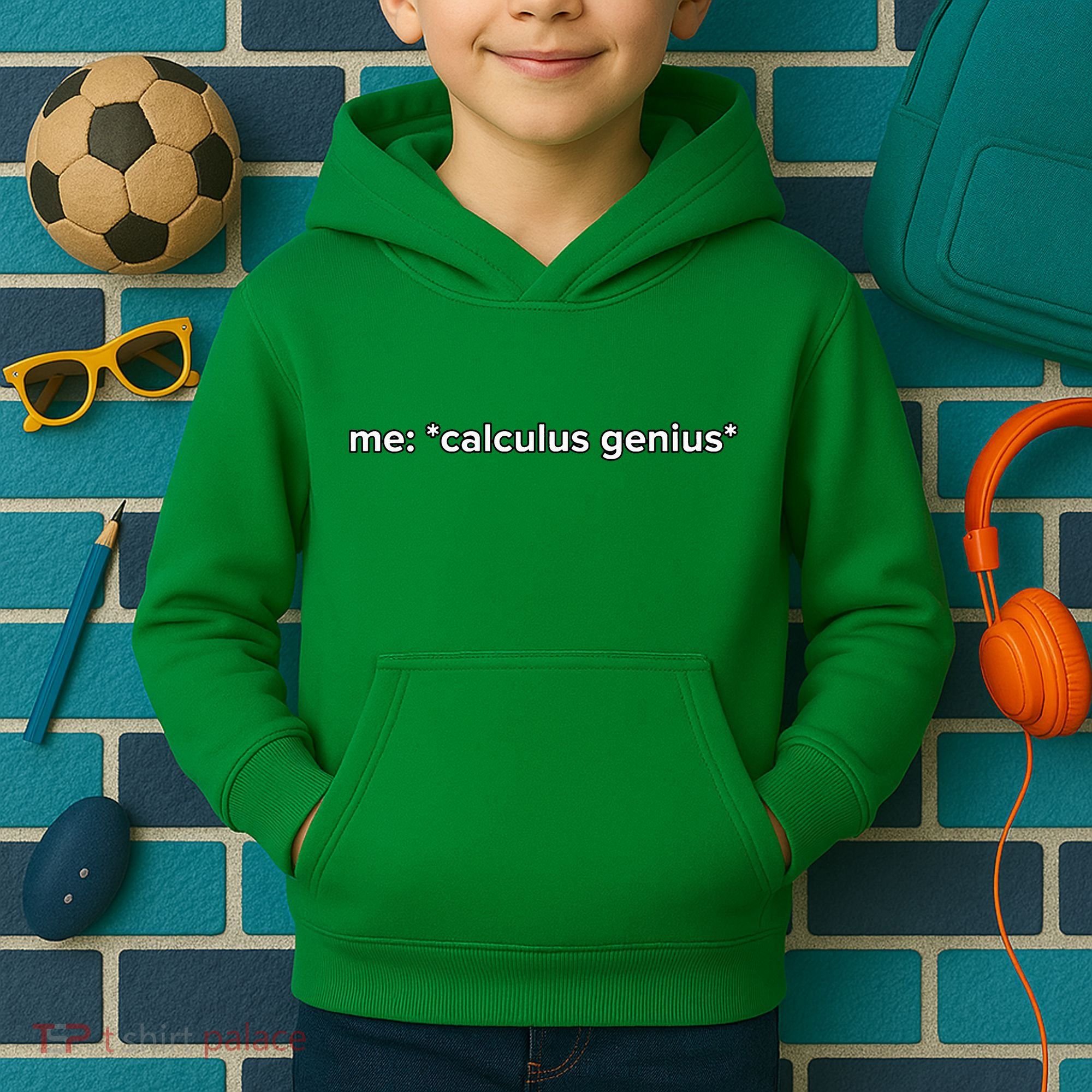 Funny Calculus Genius Meme Math Kids Hoodie