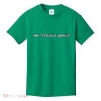 Funny Calculus Genius Meme Math Kids T-Shirt thumb 0
