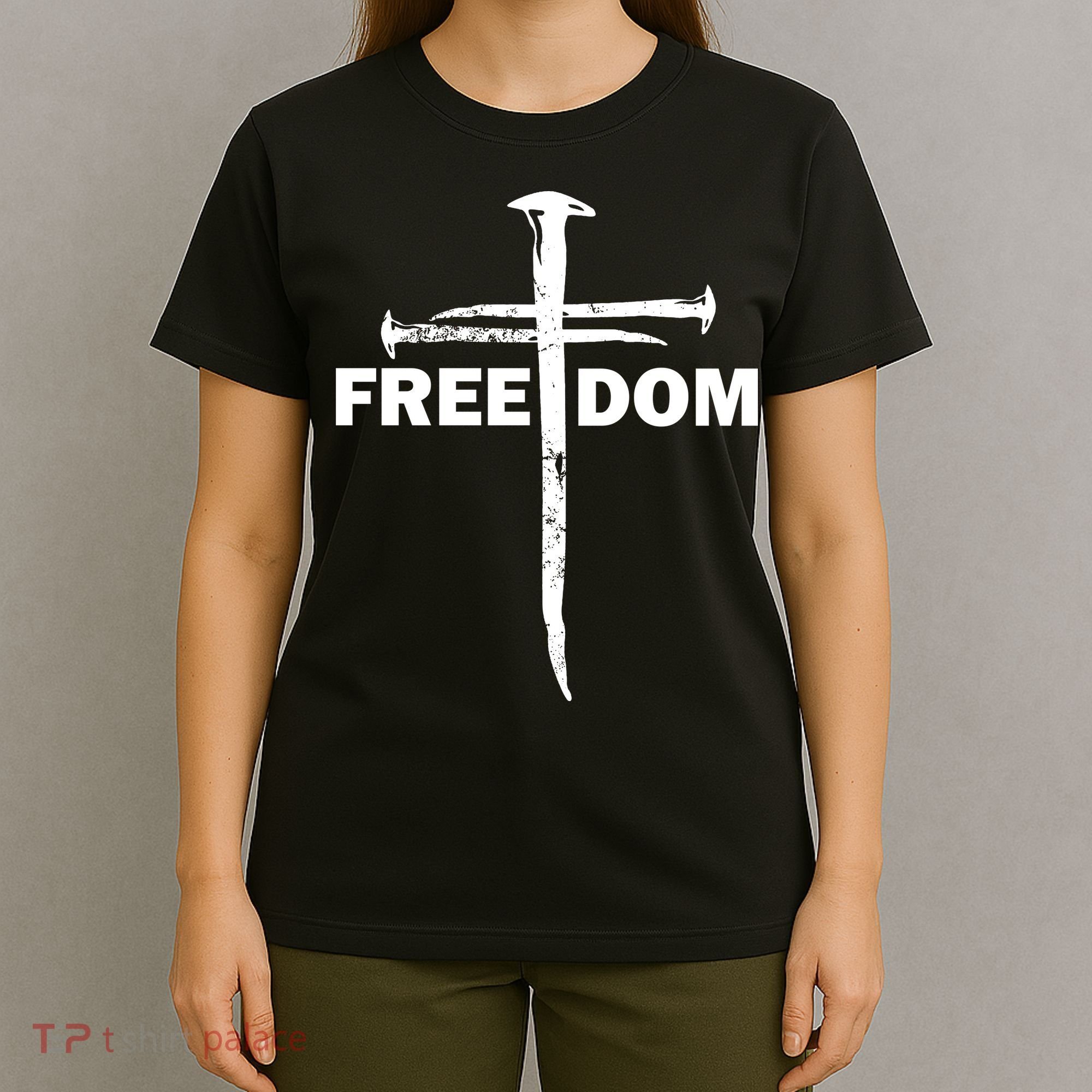 Freedom Cross Gift For Christians T-Shirt