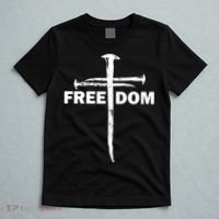 Freedom Cross Gift For Christians T-Shirt thumb 5