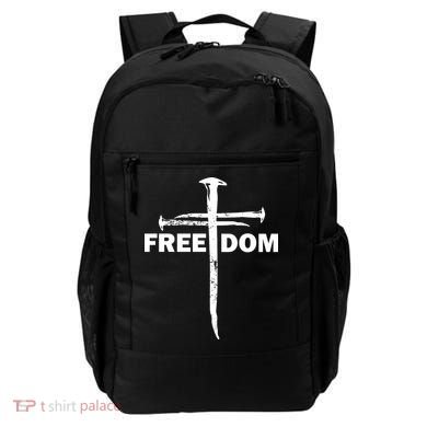 Freedom Cross Gift For Christians Backpack