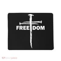 Freedom Cross Gift For Christians Mousepad thumb 0