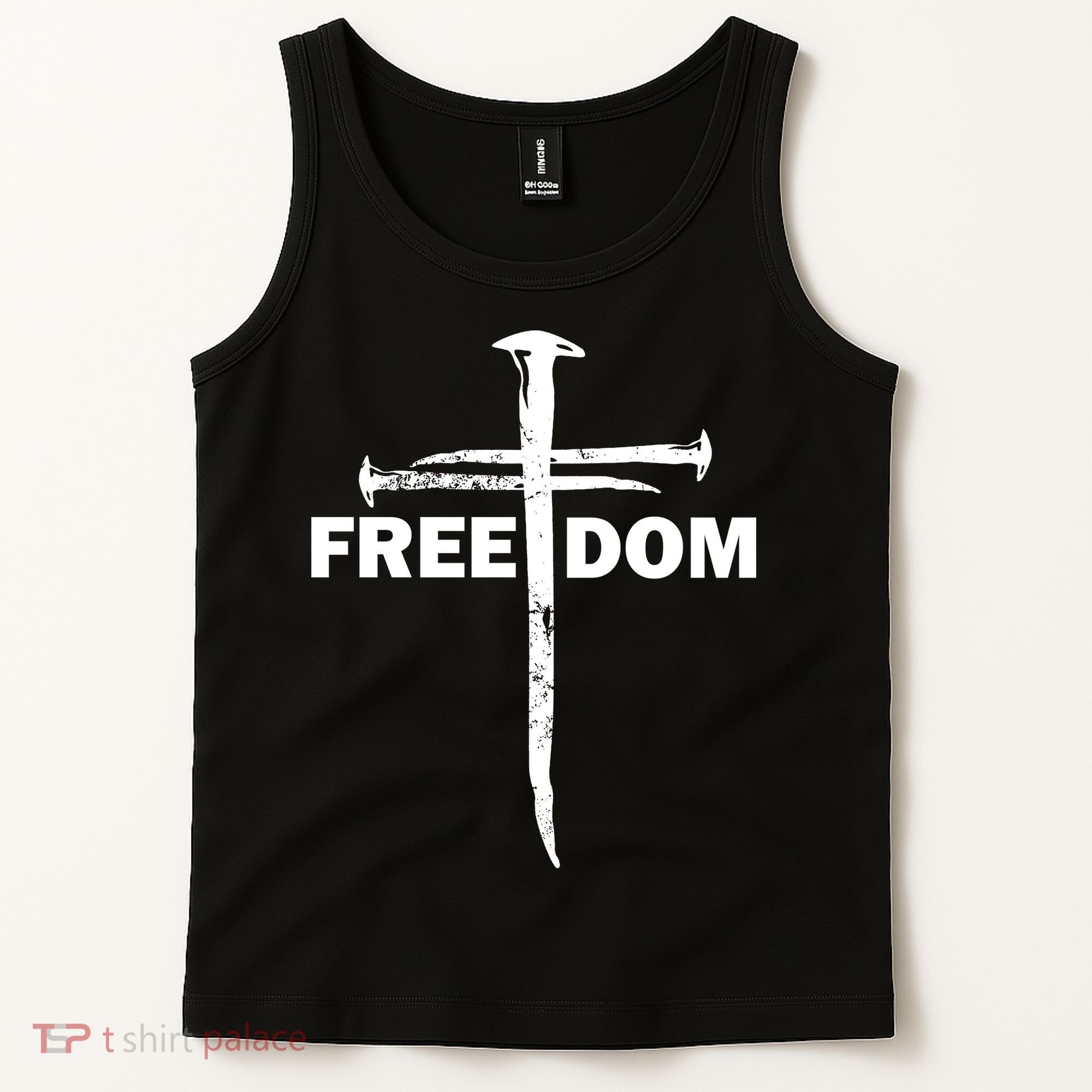 Freedom Cross Gift For Christians Tank Top