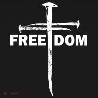 Freedom Cross Gift For Christians Toddler T-Shirt thumb 4