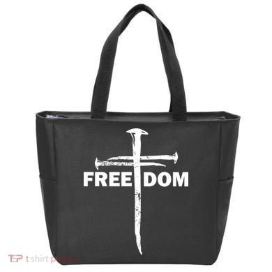 Freedom Cross Gift For Christians Tote Bag