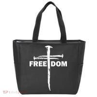 Freedom Cross Gift For Christians Tote Bag thumb 0