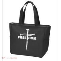 Freedom Cross Gift For Christians Tote Bag thumb 3