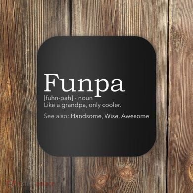 Funpa Cool Grandpa Coaster