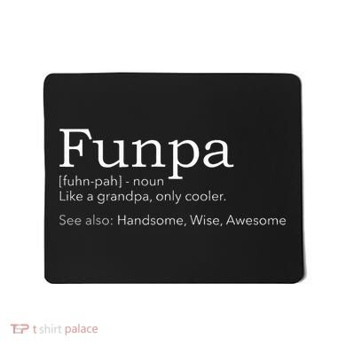 Funpa Cool Grandpa Mousepad