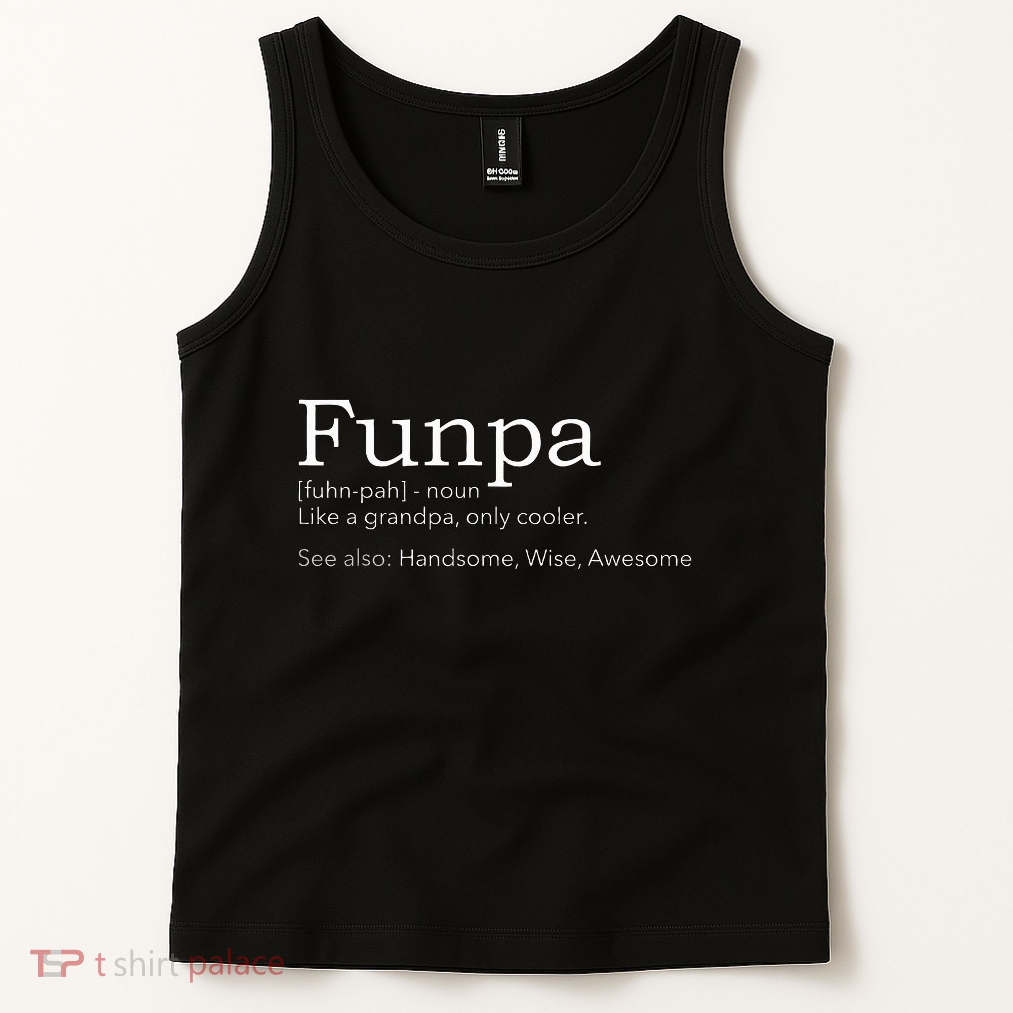 Funpa Cool Grandpa Tank Top