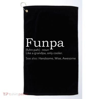 Funpa Cool Grandpa Golf Towel
