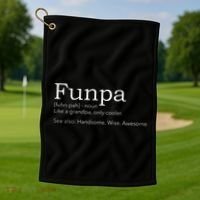 Funpa Cool Grandpa Golf Towel thumb 1