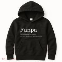 Funpa Cool Grandpa Kids Hoodie thumb 0