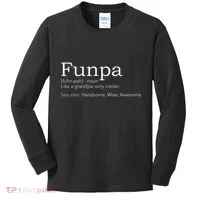 Funpa Cool Grandpa Kids Long Sleeve Shirt thumb 0