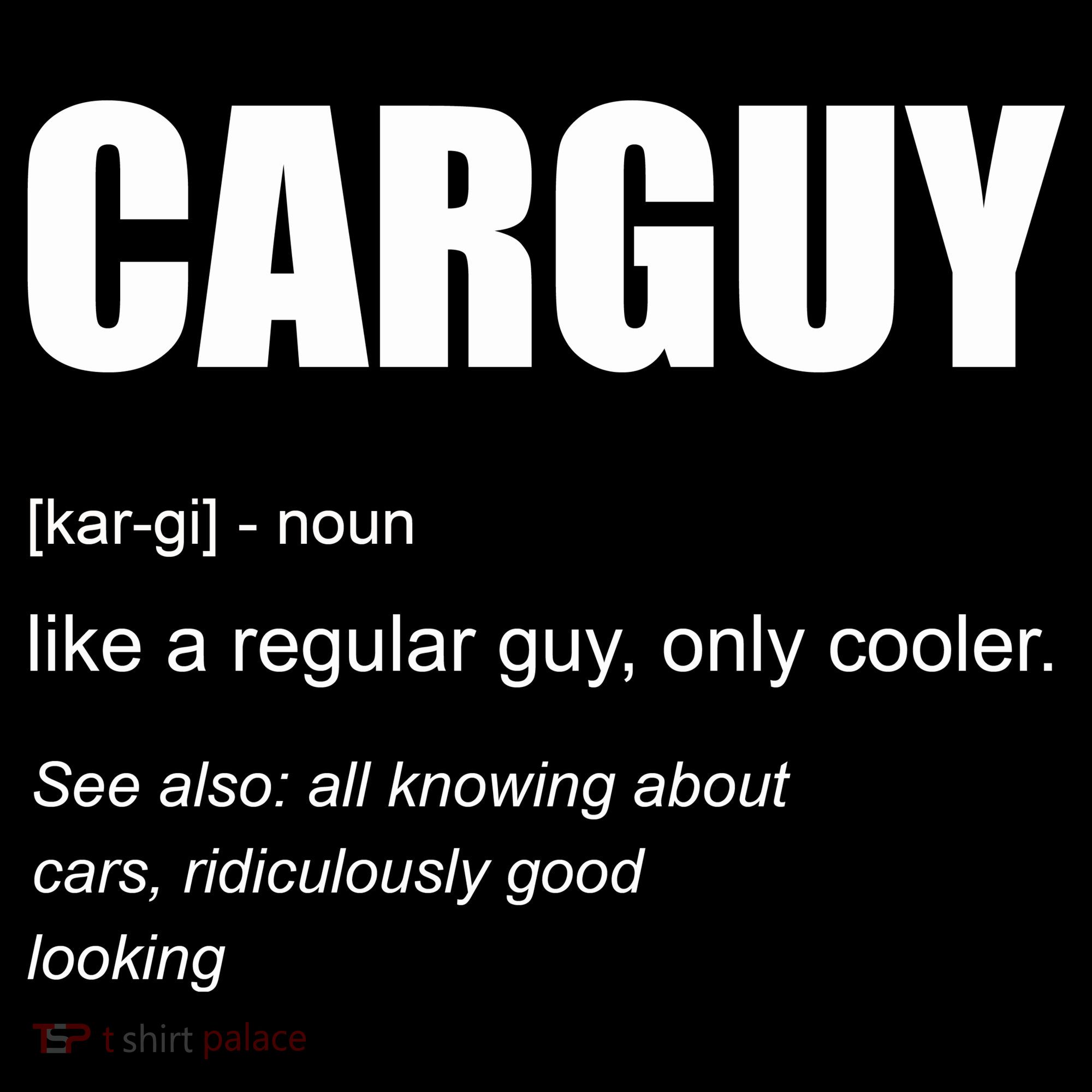 Funny Car Guy Definition Doggie Tank