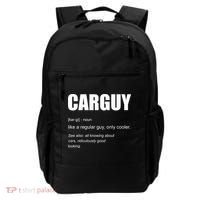 Funny Car Guy Definition Backpack thumb 0