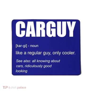 Funny Car Guy Definition Mousepad