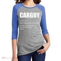 Funny Car Guy Definition Women's Tri-Blend 3/4-Sleeve Raglan Shirt thumb 2