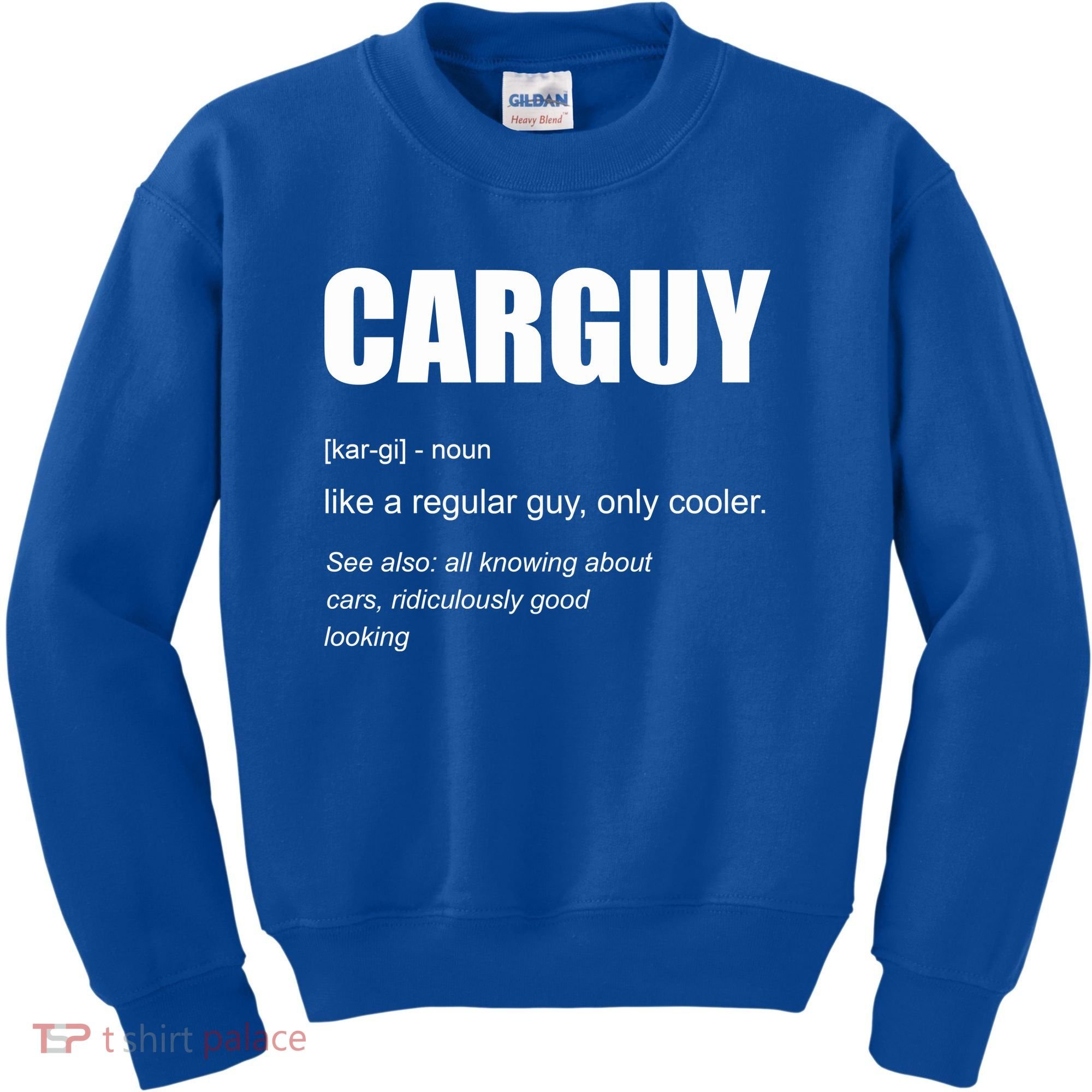 Funny Car Guy Definition Kids Sweatshirt