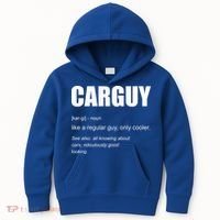 Funny Car Guy Definition Kids Hoodie thumb 0