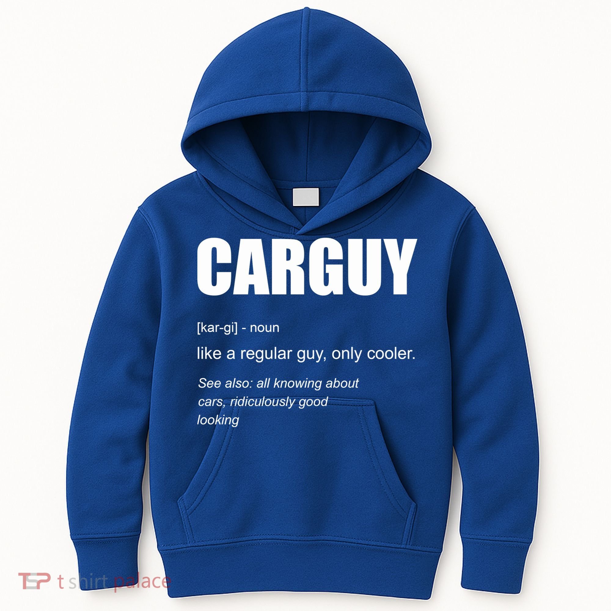 Funny Car Guy Definition Kids Hoodie