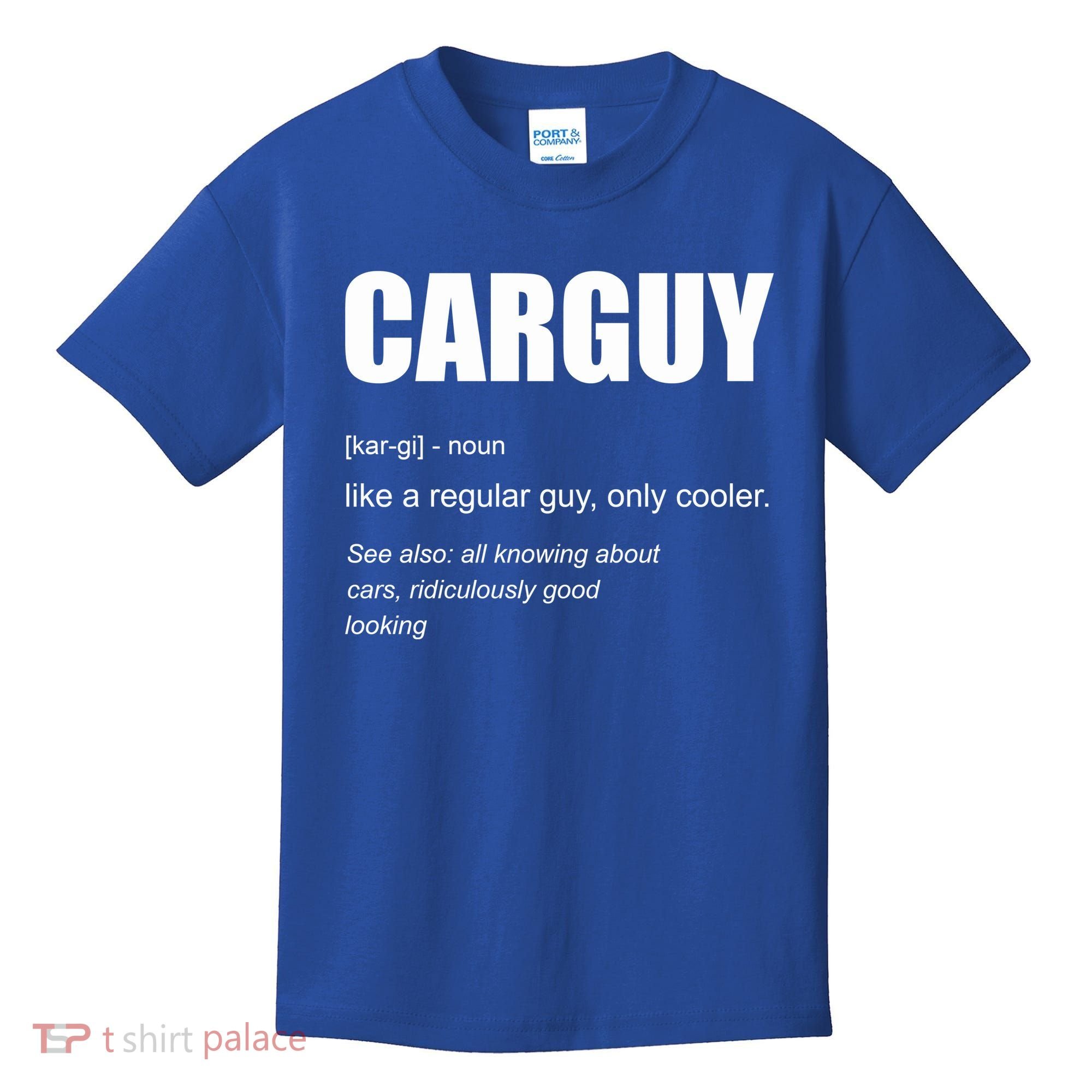 Funny Car Guy Definition Kids T-Shirt