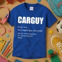 Funny Car Guy Definition Kids T-Shirt thumb 3