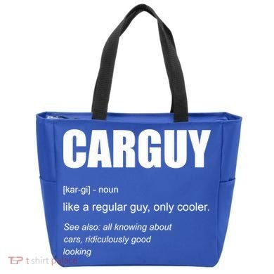 Funny Car Guy Definition Tote Bag