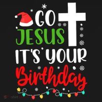 Funny Christian Go Jesus It's Your Birthday Christmas Women's Hoodie thumb 2