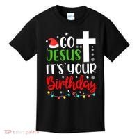 Funny Christian Go Jesus It's Your Birthday Christmas Kids T-Shirt thumb 0