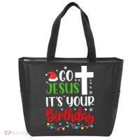 Funny Christian Go Jesus It's Your Birthday Christmas Tote Bag thumb 0