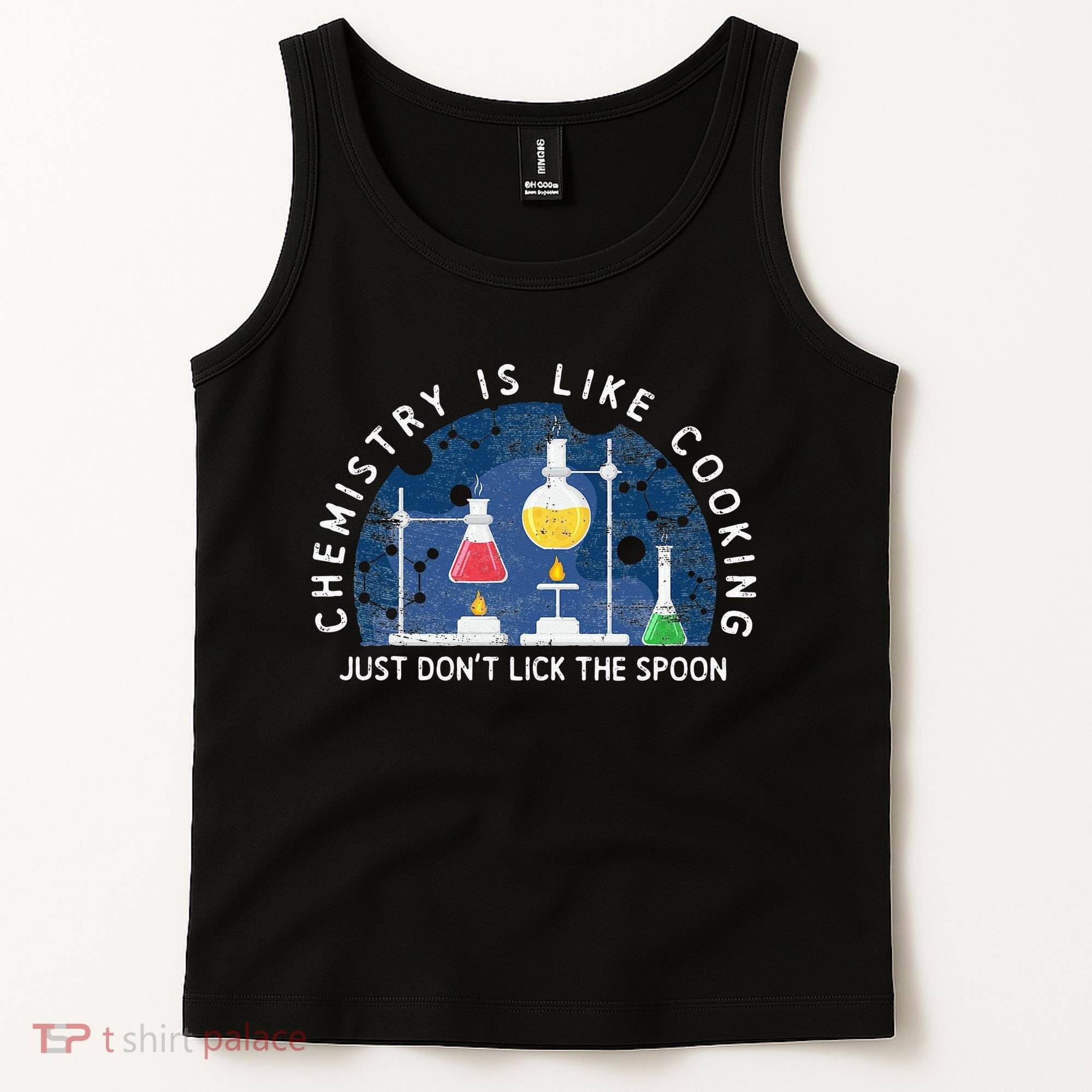 Funny Chemist Gifts Chemistry Is Like Cooking Science Nerd Tank Top