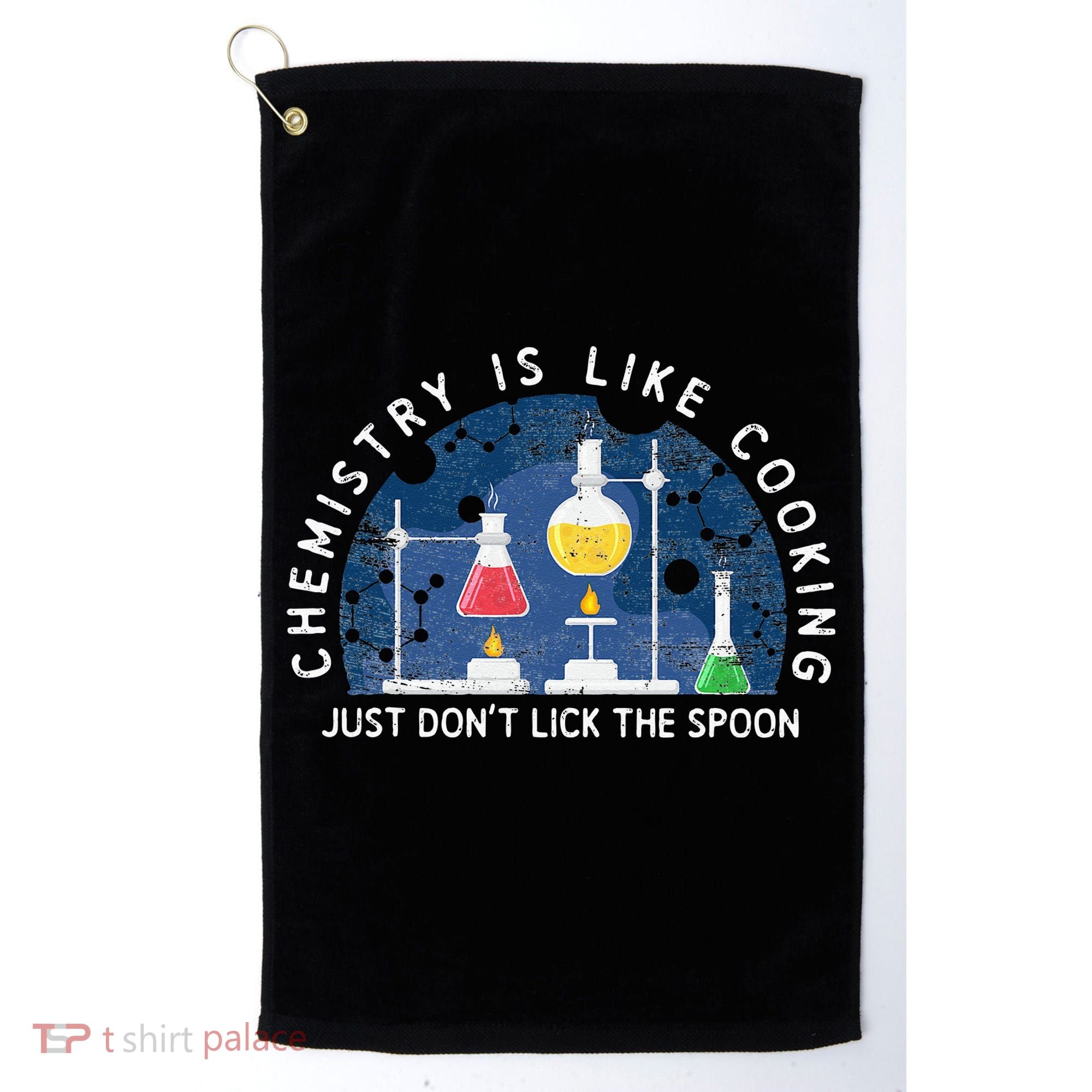 Funny Chemist Gifts Chemistry Is Like Cooking Science Nerd Golf Towel