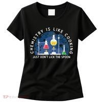 Funny Chemist Gifts Chemistry Is Like Cooking Science Nerd Women's T-Shirt thumb 0