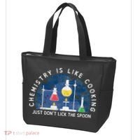 Funny Chemist Gifts Chemistry Is Like Cooking Science Nerd Tote Bag thumb 3