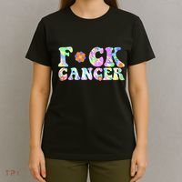 Fuck Cancer Groovy Tie Dye All Cancer Awareness T-Shirt thumb 4
