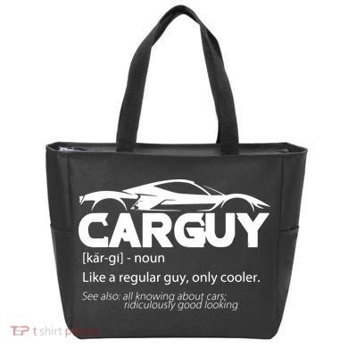 Funny Car Guy Gift Car Guy Definition Tote Bag